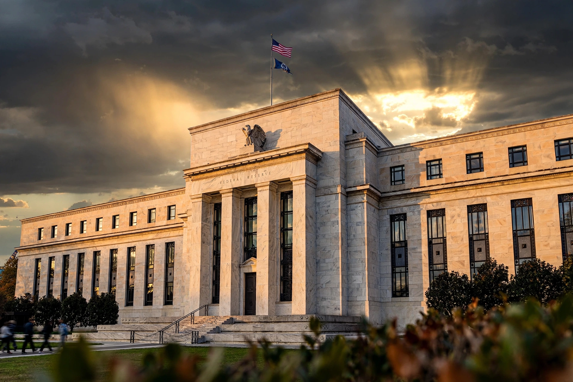The US Federal Reserve building in Washington DC ahead of the October 27-28 policy meeting on interest rates